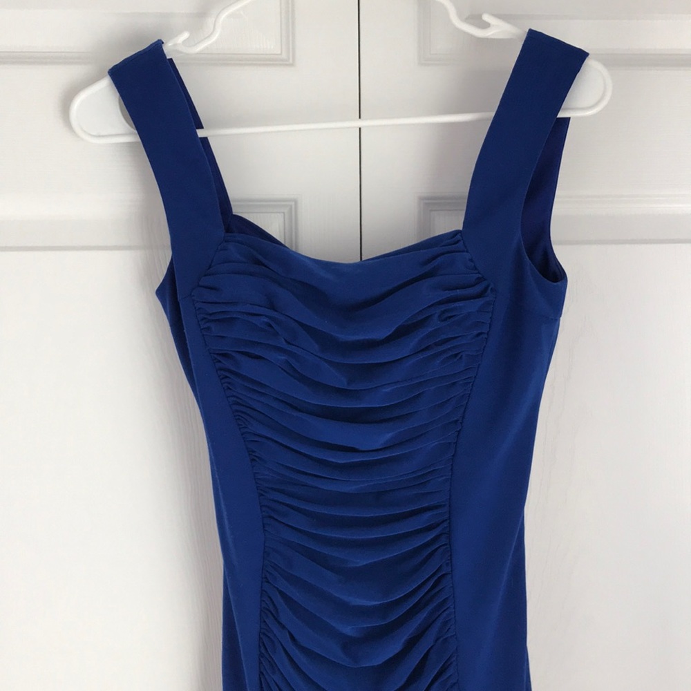 Royal Blue Ruched Bodycon